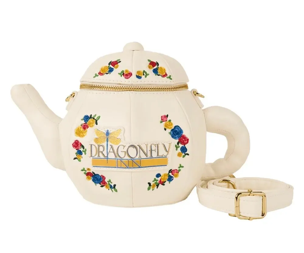 Loungefly Gilmore Girls Dragonfly Inn Figural Teapot Crossbody NWT